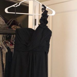 Long black formal dress